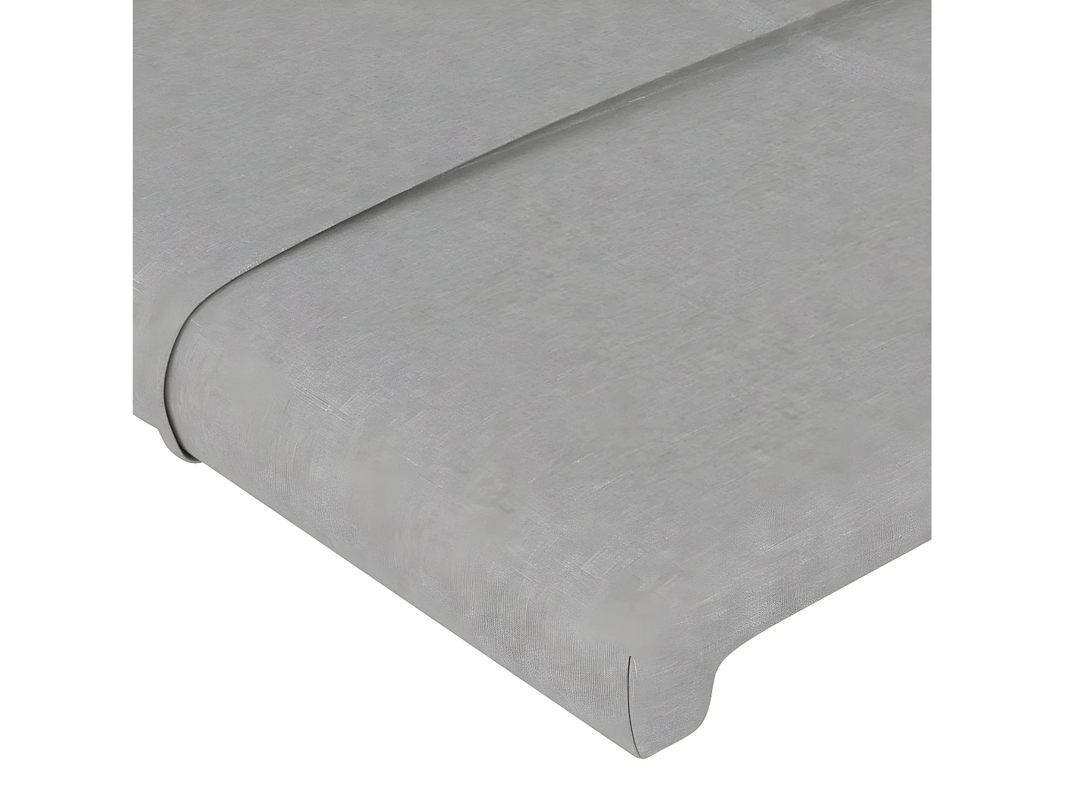 LED - Kopfteil für Bett | Bett-Kopfteil Hellgrau 160x5x78/88 cm Stoff -MN243451