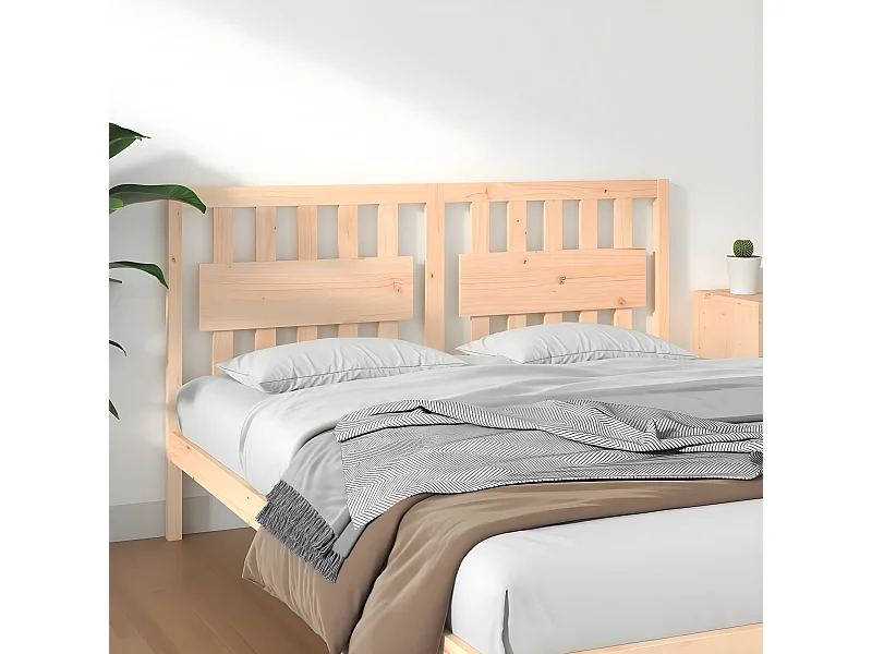 Kopfteil für Bett - Bett-Kopfteil 165,5x4x100 cm Massivholz Kiefer -MN560087