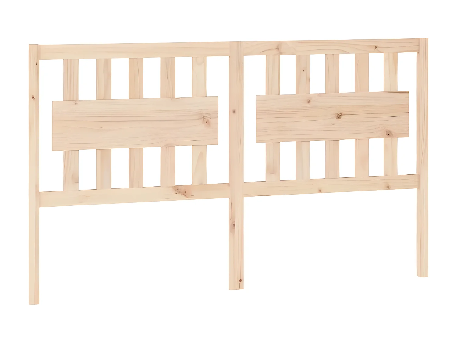 Kopfteil für Bett - Bett-Kopfteil 165,5x4x100 cm Massivholz Kiefer -MN560087