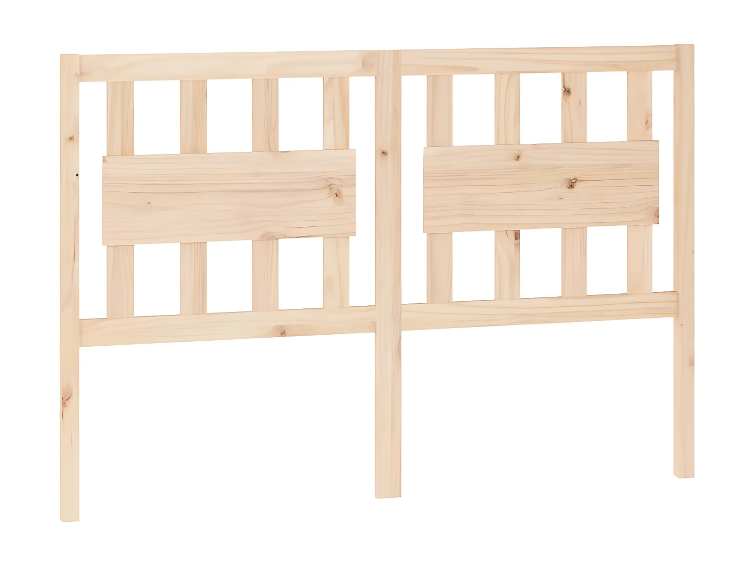 Kopfteil für Bett | Bett-Kopfteil 140,5x4x100 cm Massivholz Kiefer -MN651929