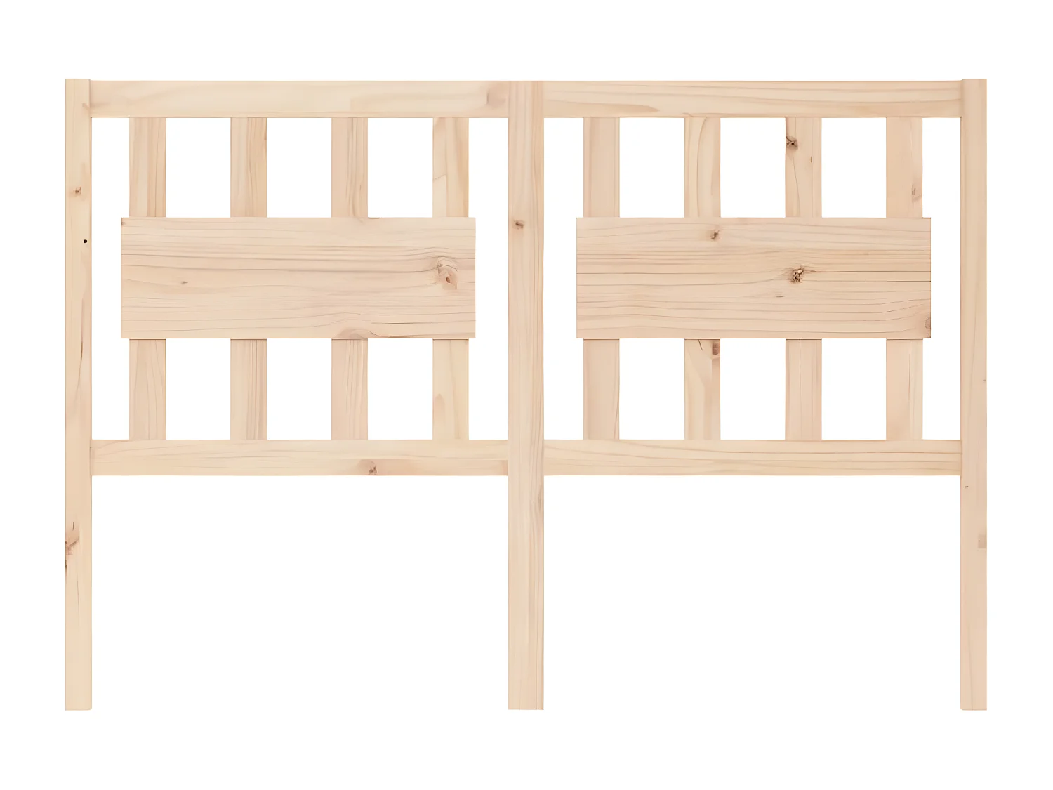 Kopfteil für Bett | Bett-Kopfteil 140,5x4x100 cm Massivholz Kiefer -MN651929