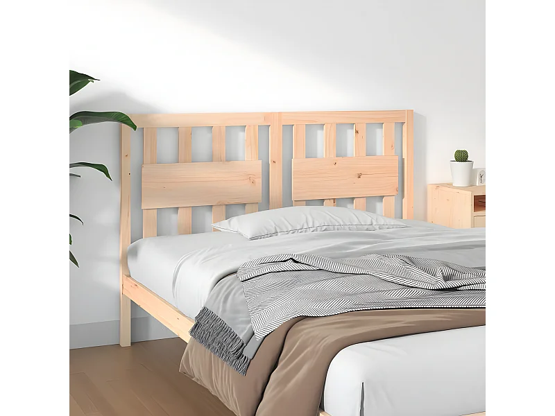 Kopfteil für Bett | Bett-Kopfteil 140,5x4x100 cm Massivholz Kiefer -MN651929