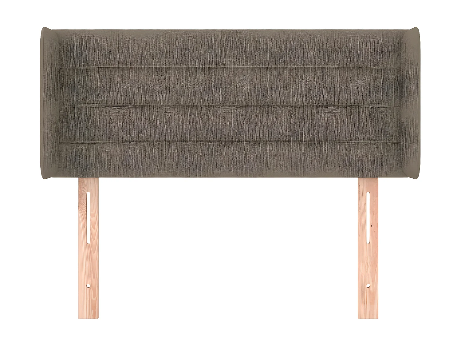 Kopfteil für Bett | Bett-Kopfteil mit Ohren Taupe 83x16x78/88 cm Stoff -MN172413