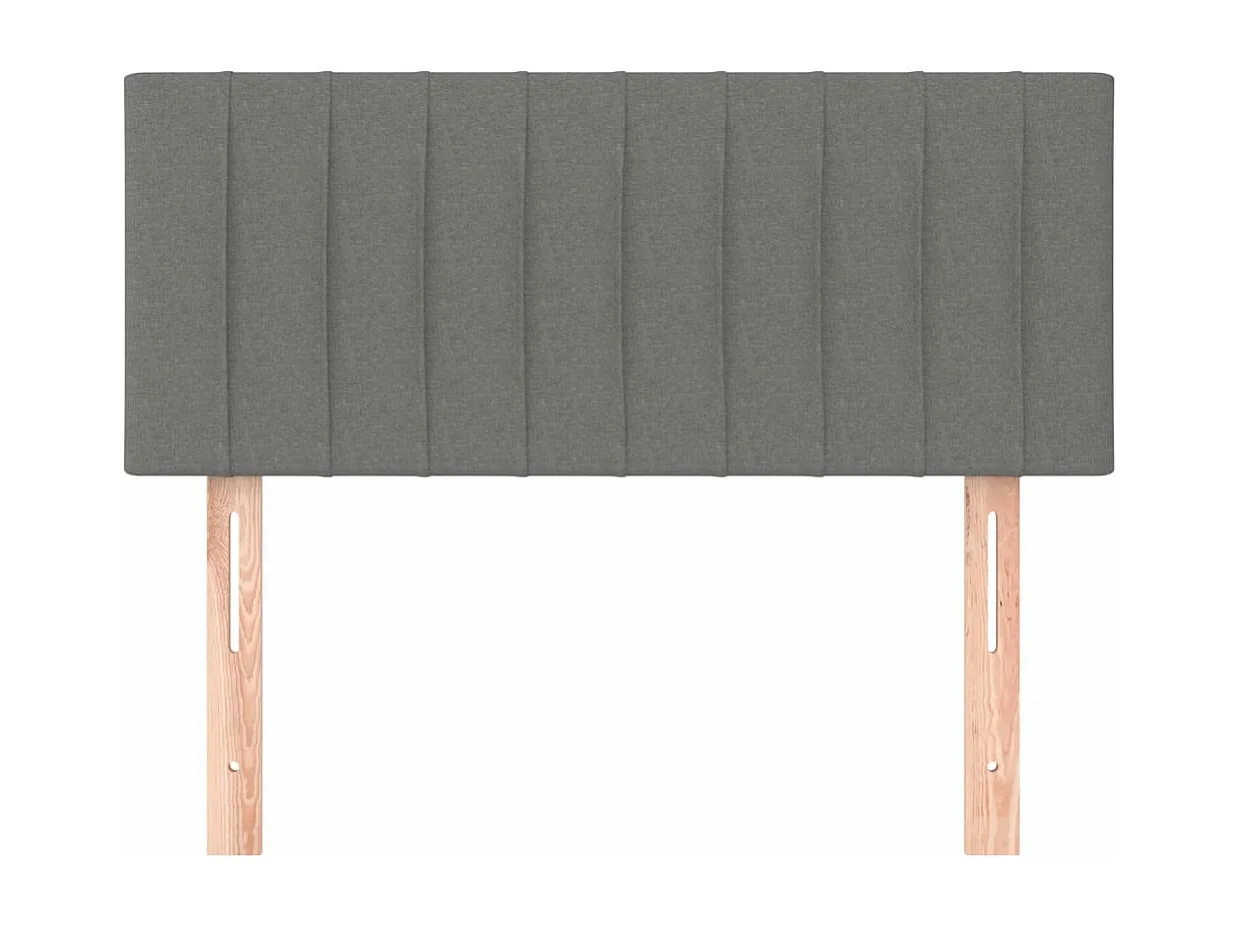Kopfteil für Bett | Bett-Kopfteil Dunkelgrau 100x5x78/88 cm Stoff -MN989072