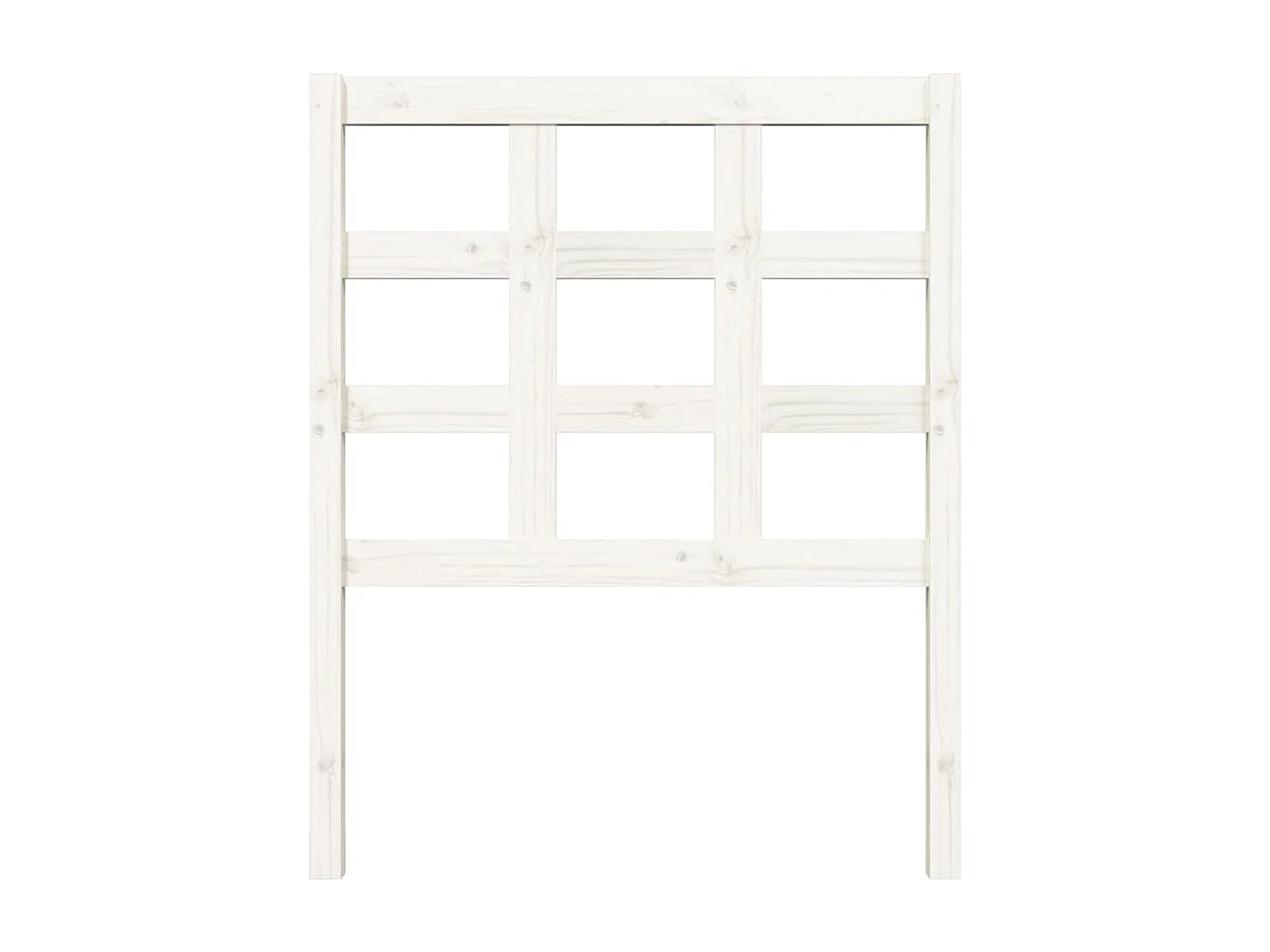 Kopfteil für Bett | Bett-Kopfteil Weiß 80,5x4x100 cm Massivholz Kiefer -MN309180