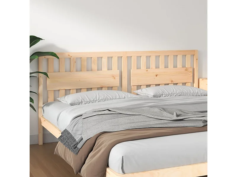 Kopfteil für Bett | Bett-Kopfteil 205,5x4x100 cm Massivholz Kiefer -MN458853
