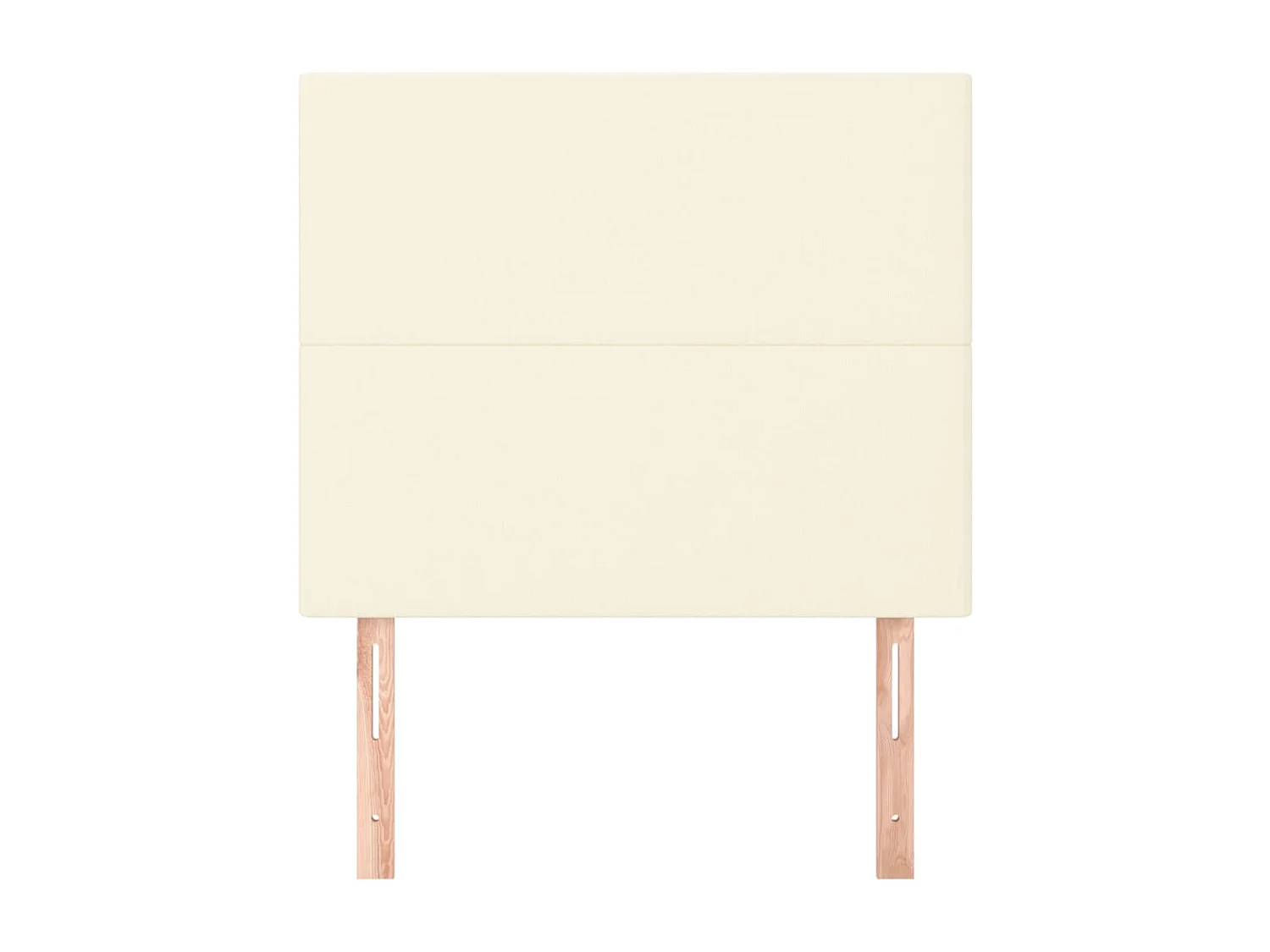 2er Kopfteil für Bett | Bett-Kopfteile Creme 80x5x78/88 cm Kunstleder -MN954986