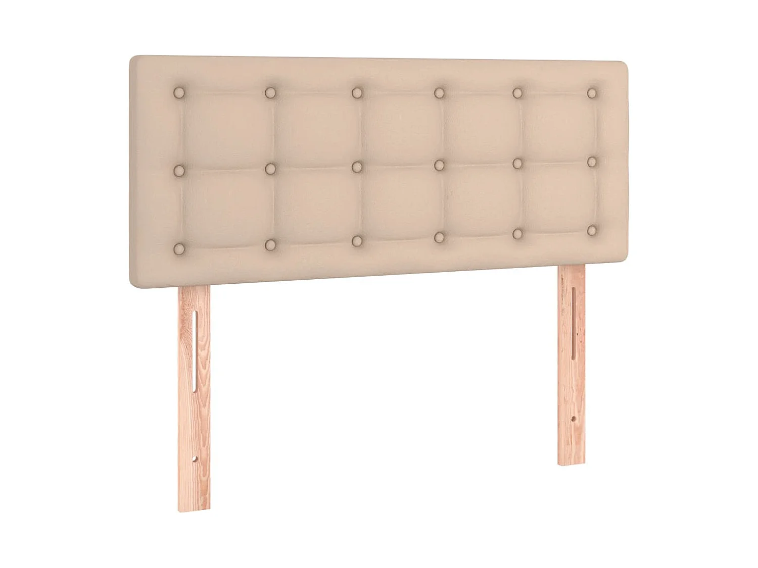 LED - Kopfteil für Bett | Bett-Kopfteil Cappuccino-Braun 80x5x78/88 cm Kunstleder -MN200729