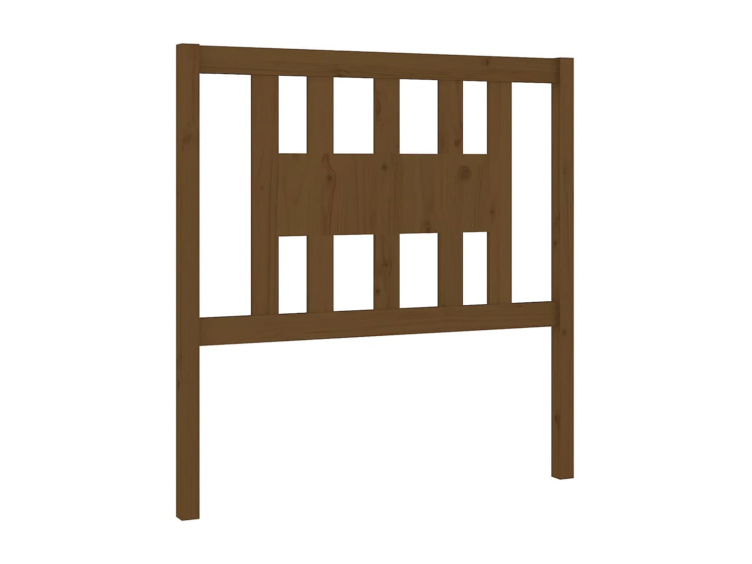 Kopfteil für Bett | Bett-Kopfteil Honigbraun 106x4x100 cm Massivholz Kiefer -MN290092
