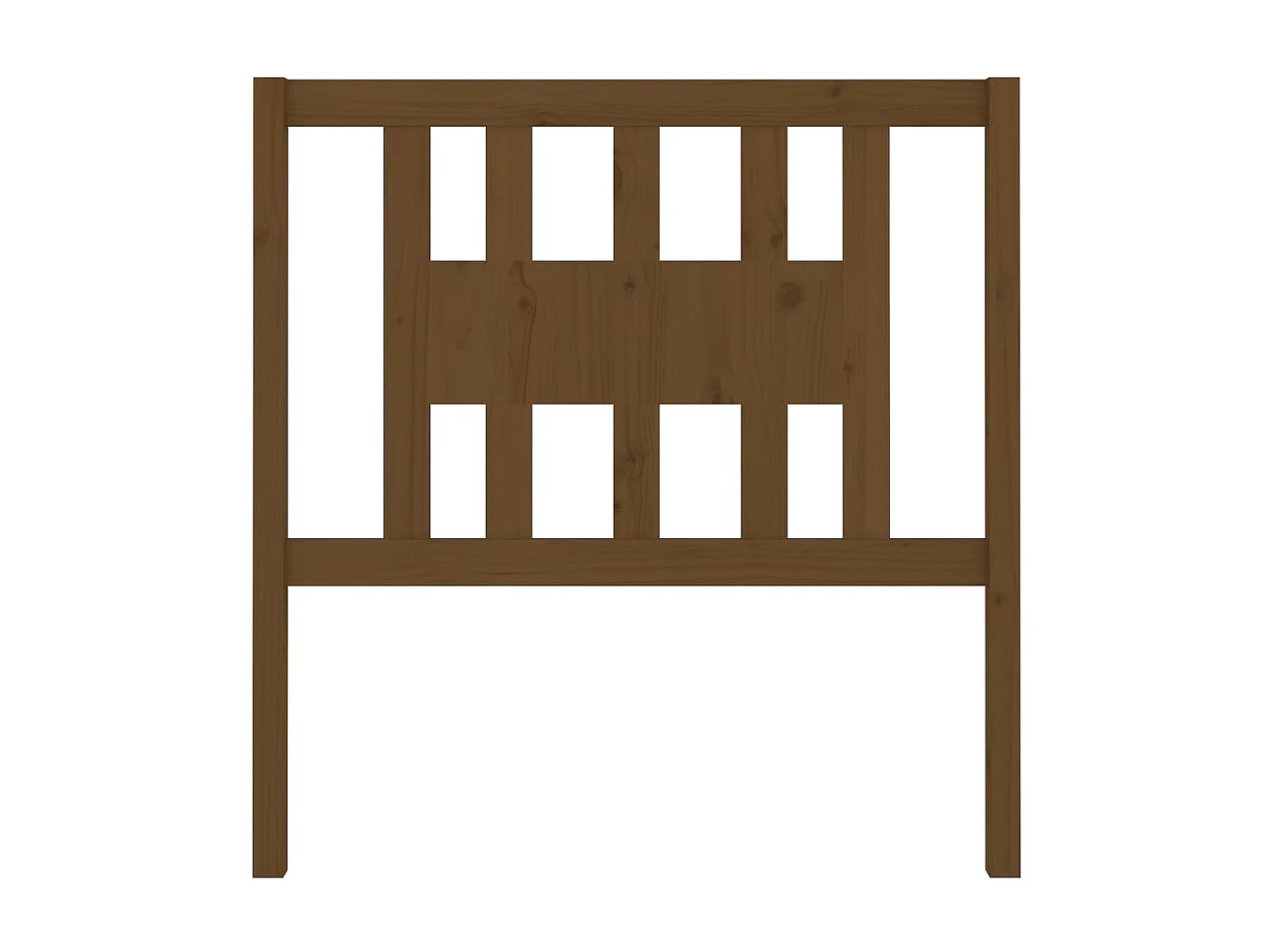 Kopfteil für Bett | Bett-Kopfteil Honigbraun 106x4x100 cm Massivholz Kiefer -MN290092