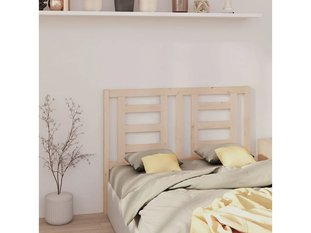 Kopfteil für Bett | Bett-Kopfteil 156x4x100 cm Massivholz Kiefer -MN440123