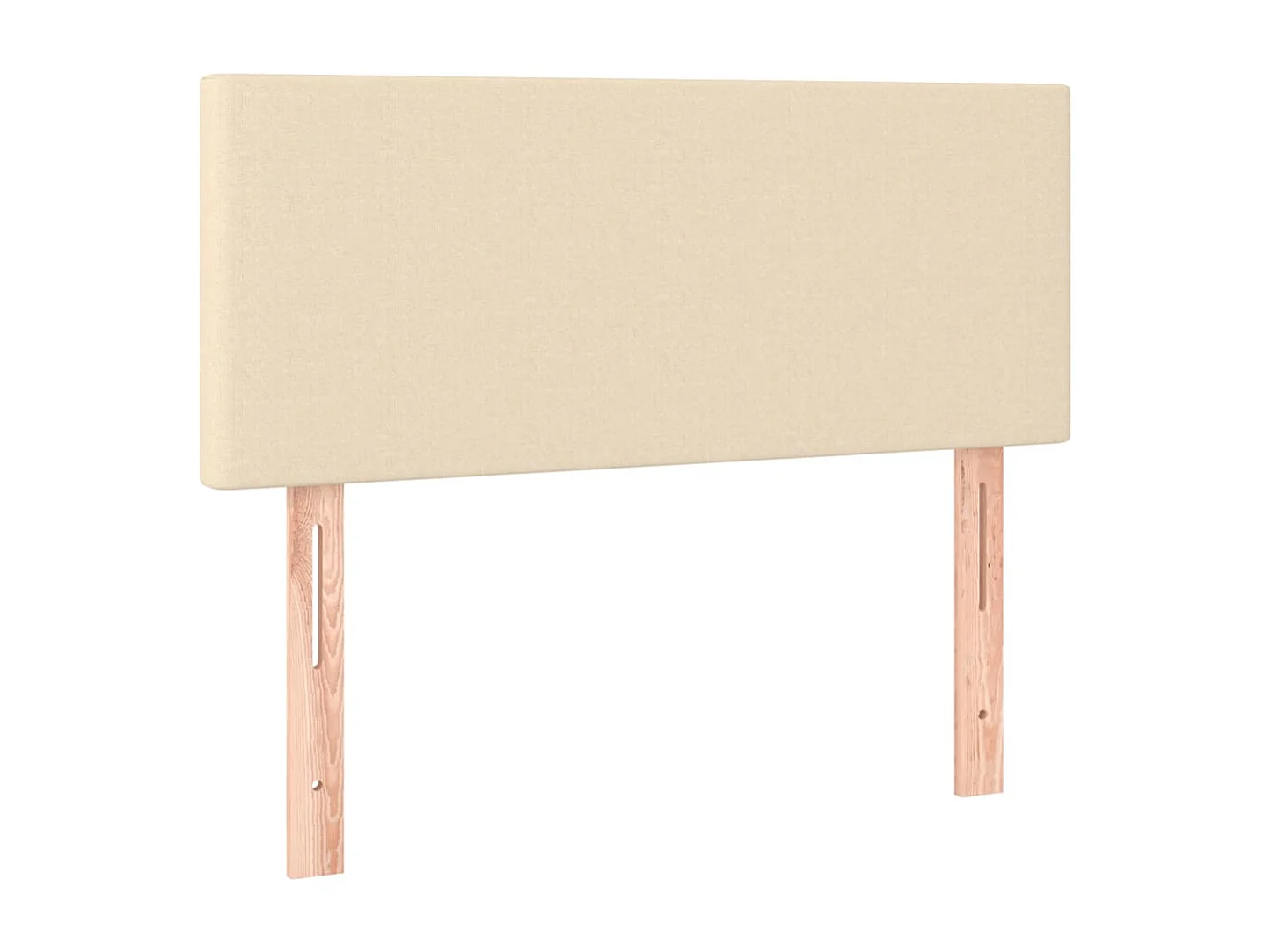 LED - Kopfteil für Bett | Bett-Kopfteil Creme 100x5x78/88 cm Stoff -MN406062