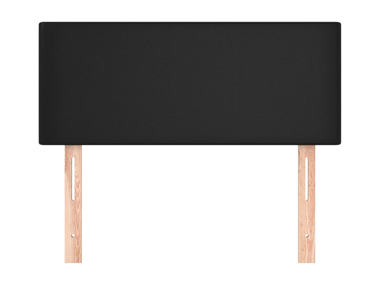 Kopfteil für Bett | Bett-Kopfteil Schwarz 100x5x78/88 cm Kunstleder -MN763961