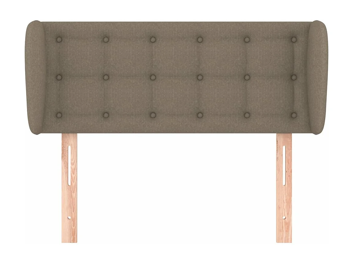 Kopfteil für Bett | Bett-Kopfteil mit Ohren Taupe 83x23x78/88 cm Stoff -MN984446