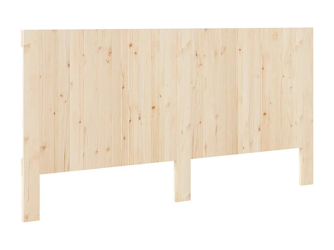 Kopfteil für Bett | Bett-Kopfteil 200x104 cm Massivholz Kiefer -MN839690