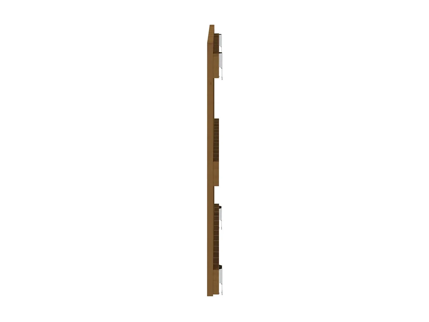 Wand-Kopfteil für Bett | Bett-Kopfteil Honigbraun 82,5x3x60 cm Massivholz Kiefer -MN616040