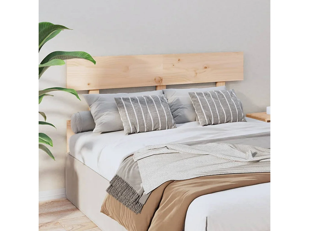 Kopfteil für Bett | Bett-Kopfteil 144x3x81 cm Massivholz Kiefer -MN694716