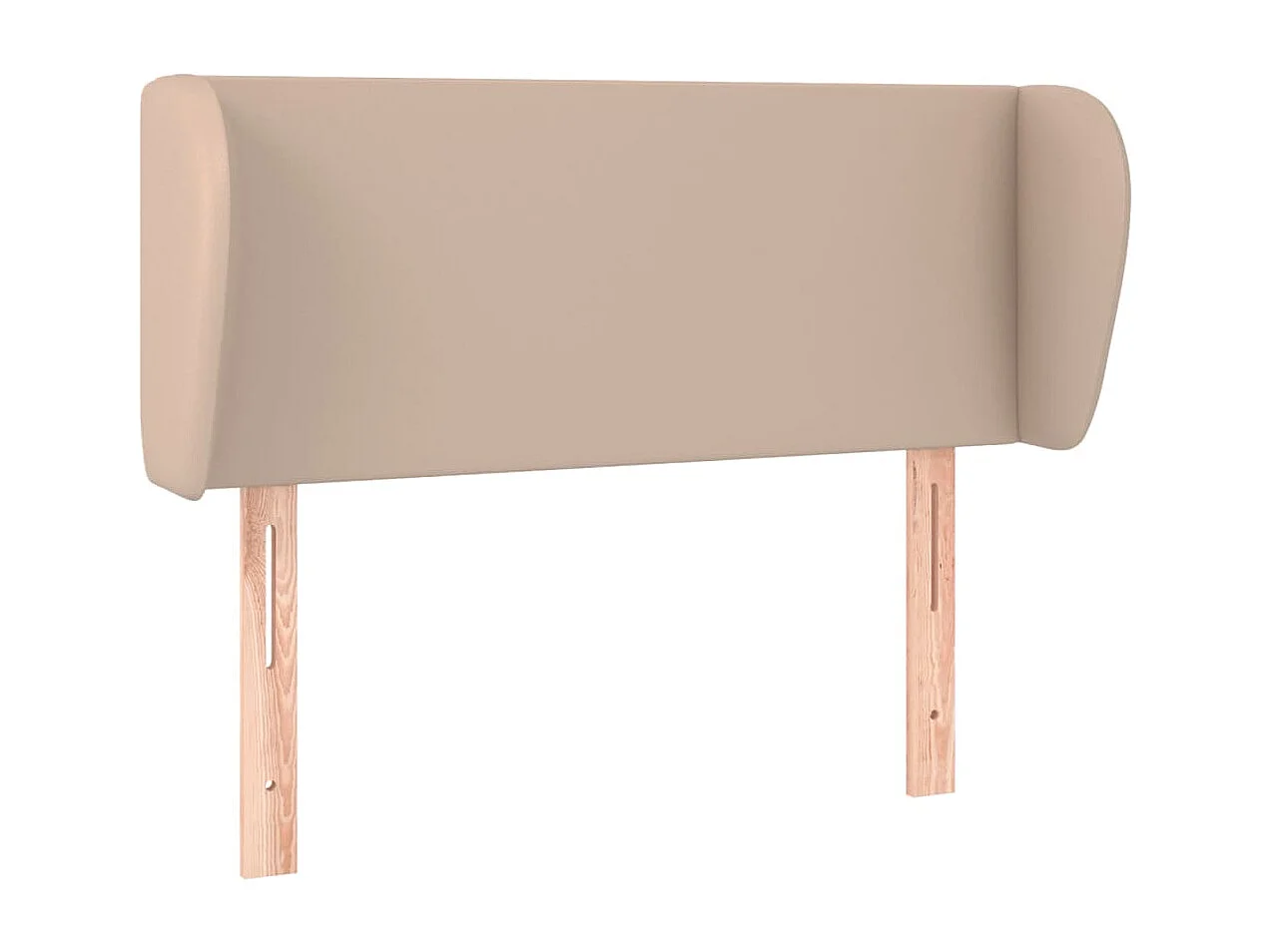 Kopfteil für Bett | Bett-Kopfteil mit Ohren Cappuccino-Braun 93x23x78/88 cm Kunstleder -MN142591