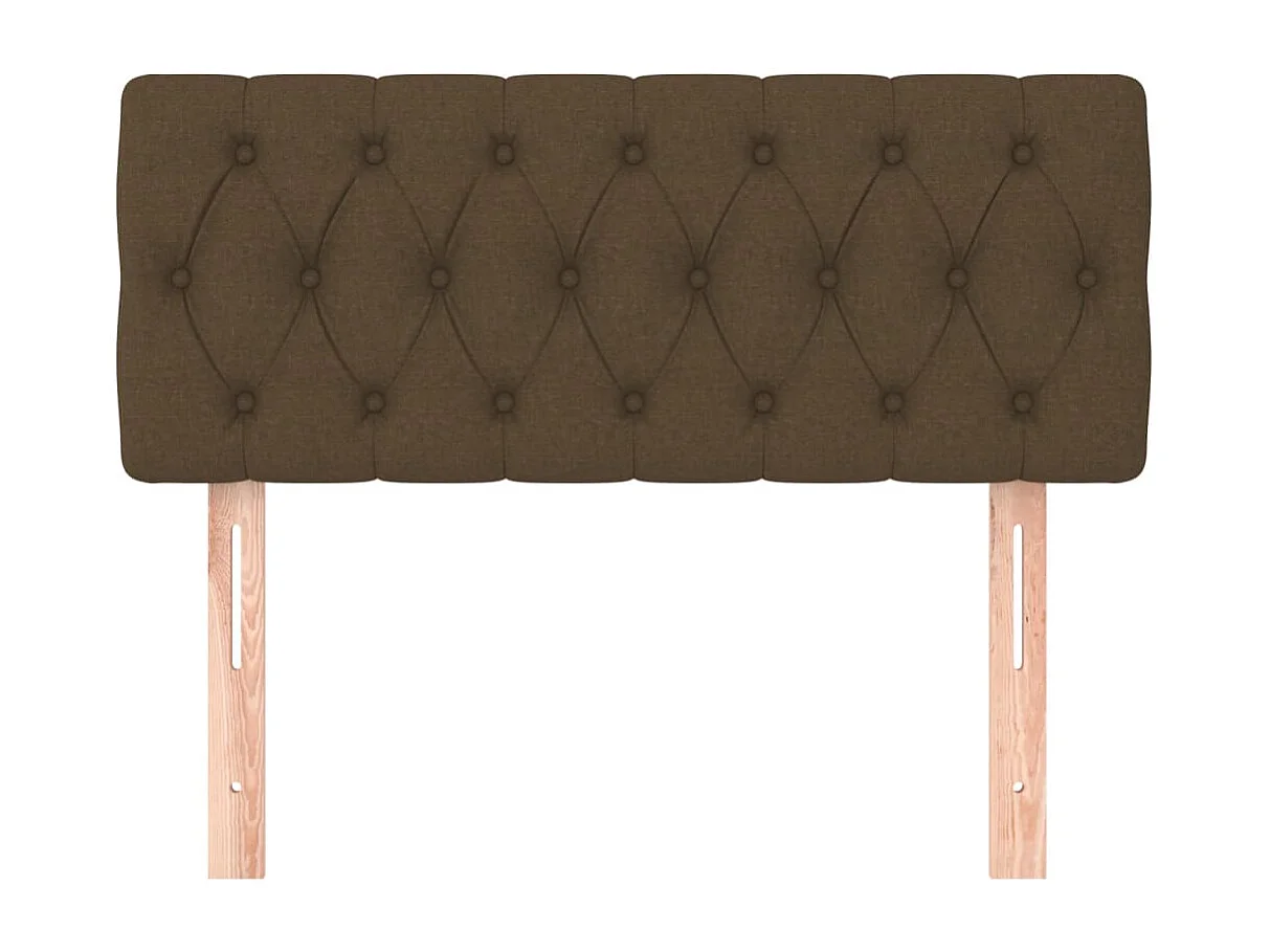 Kopfteil für Bett | Bett-Kopfteil Dunkelbraun 90x7x78/88 cm Stoff -MN160144