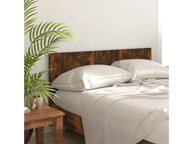 Kopfteil für Bett | Bett-Kopfteil Räuchereiche 160x1,5x80 cm Holzwerkstoff -MN725525
