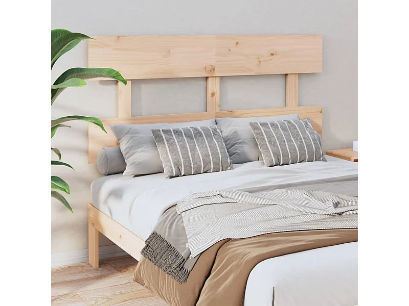 Kopfteil für Bett | Bett-Kopfteil 124x3x81 cm Massivholz Kiefer -MN547227