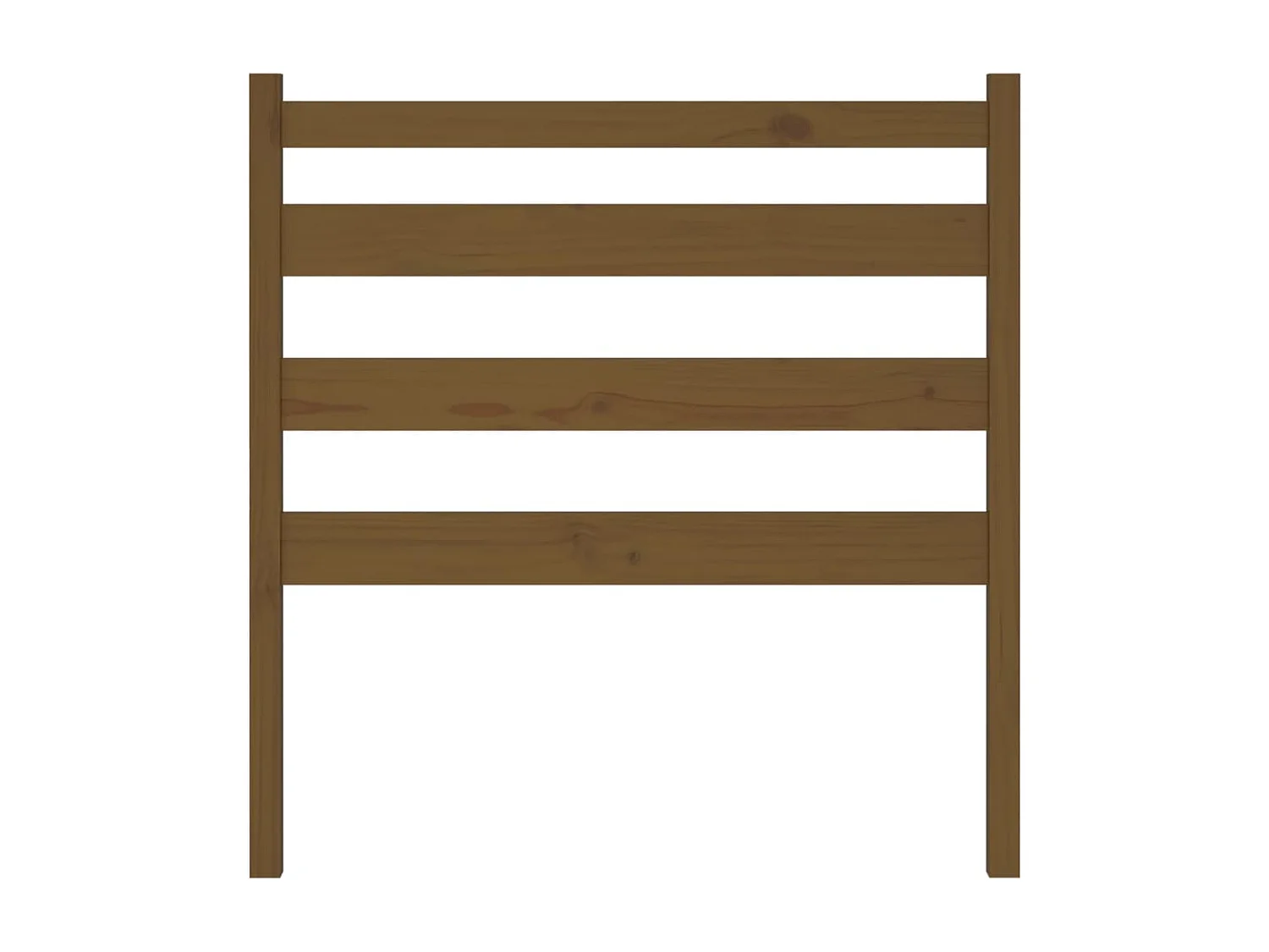 Kopfteil für Bett | Bett-Kopfteil Honigbraun 81x4x100 cm Massivholz Kiefer -MN405488