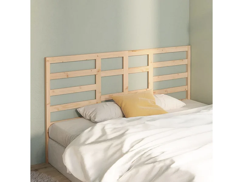 Kopfteil für Bett | Bett-Kopfteil 206x4x104 cm Massivholz Kiefer -MN419368