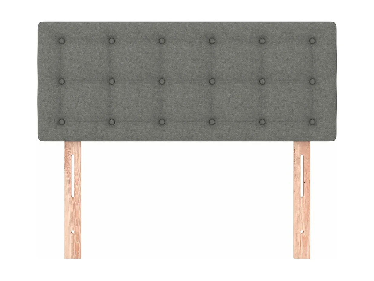 Kopfteil für Bett | Bett-Kopfteil Dunkelgrau 90x5x78/88 cm Stoff -MN677215
