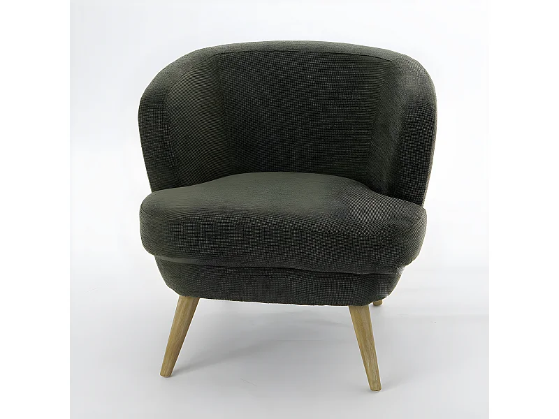 Fauteuil Dagmard vert kaki