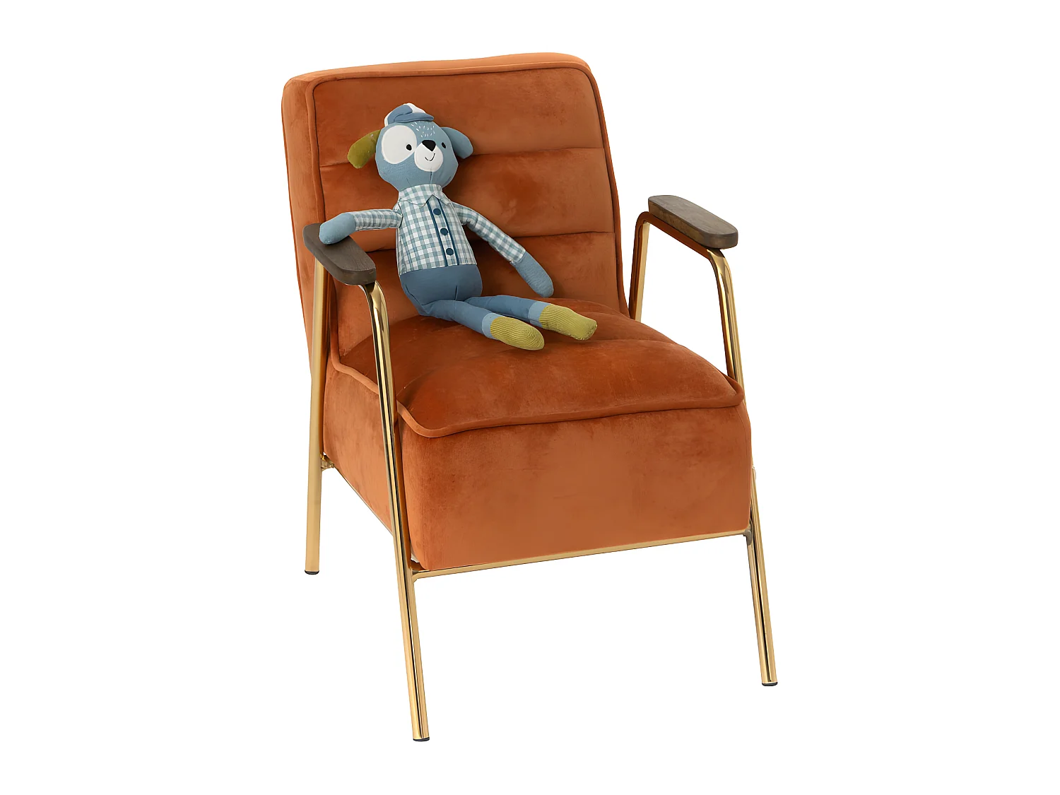 Fauteuil orange Hutch enfant