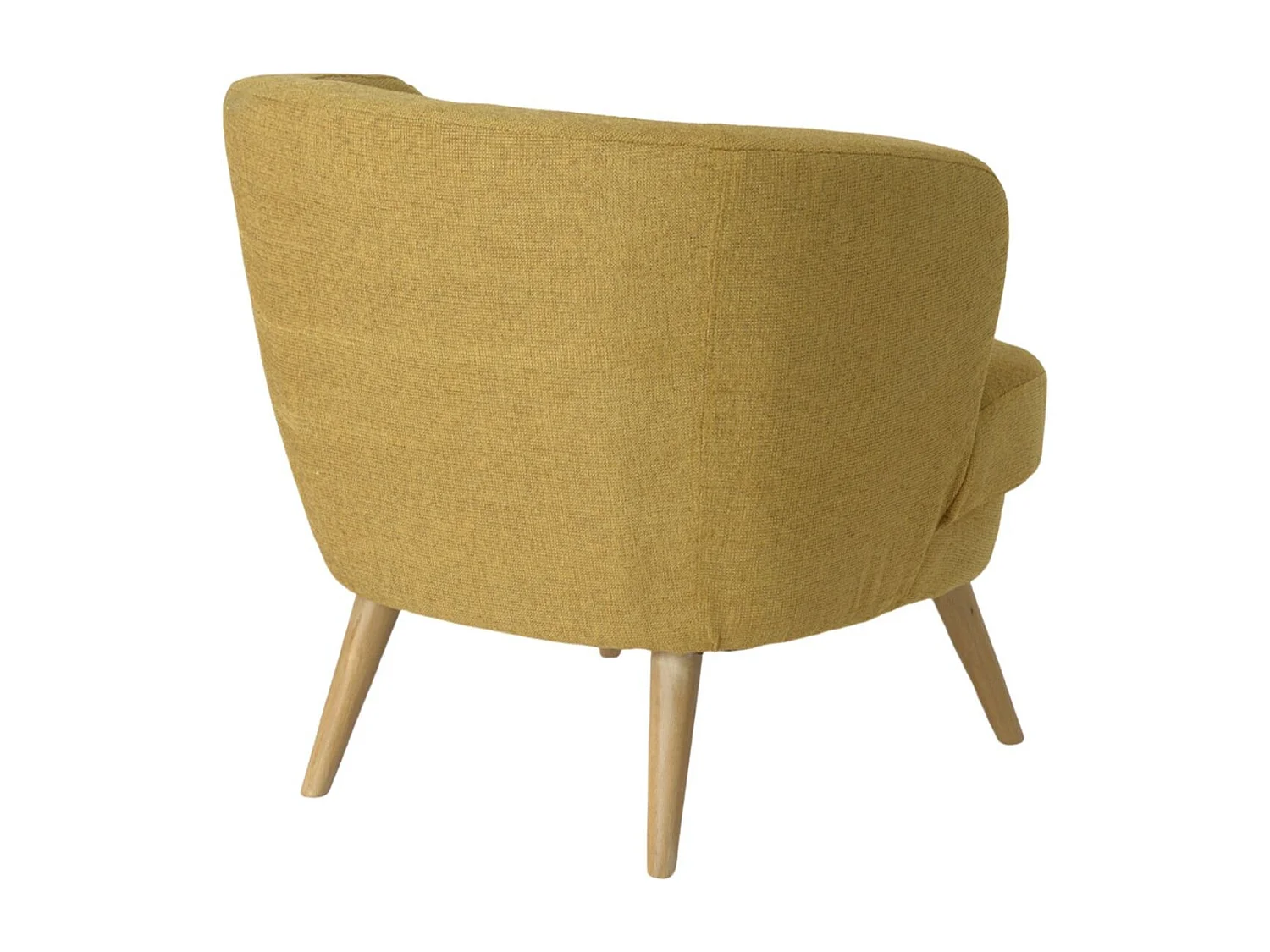 Fauteuil moutarde Dagmard