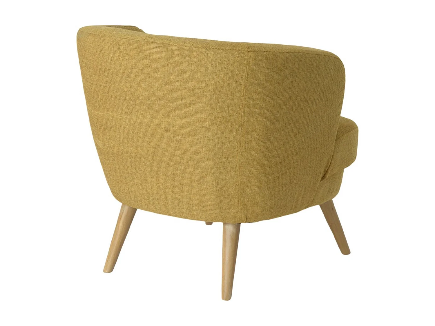 Fauteuil moutarde Dagmard