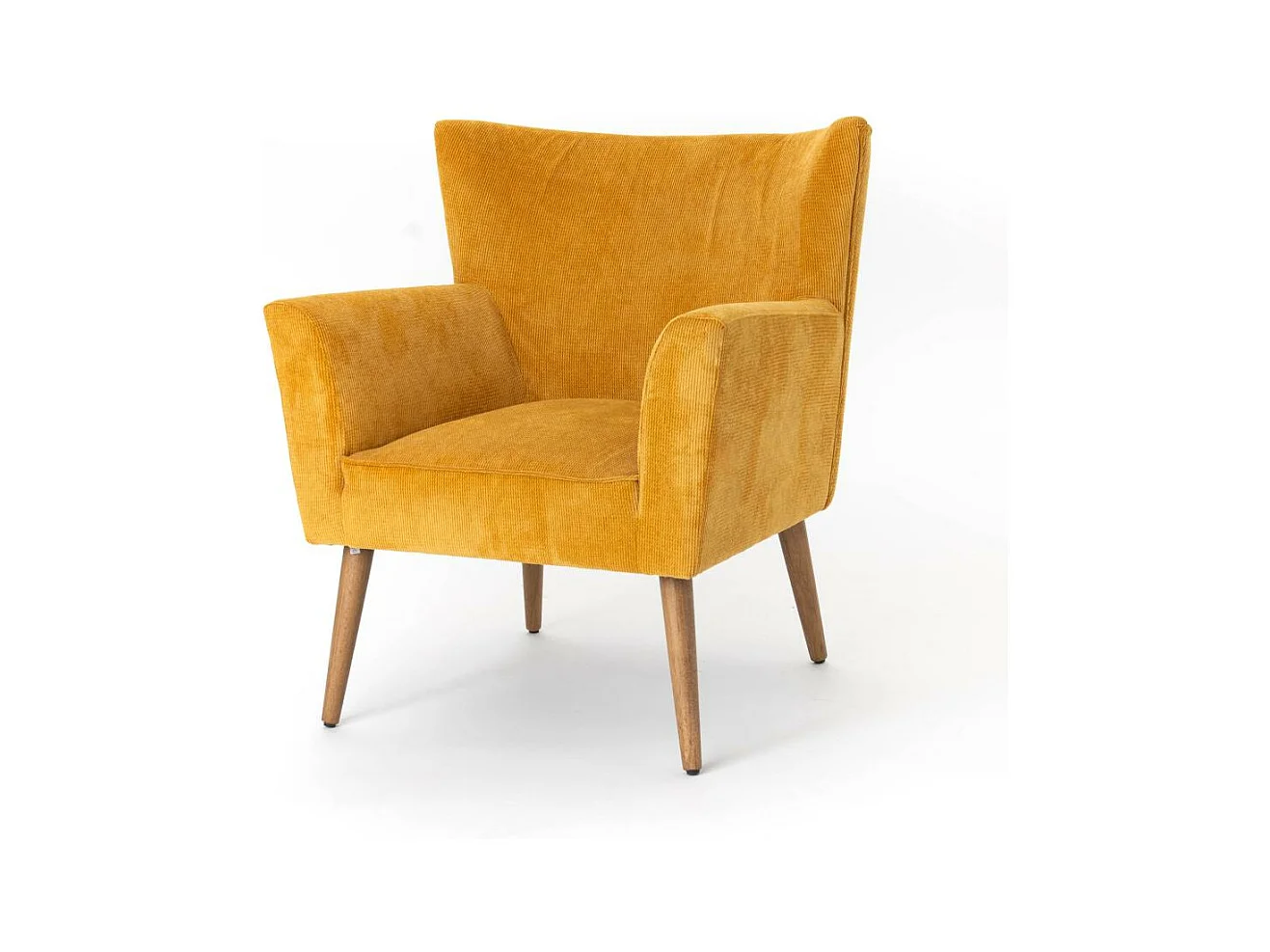 Fauteuil Léon moutarde