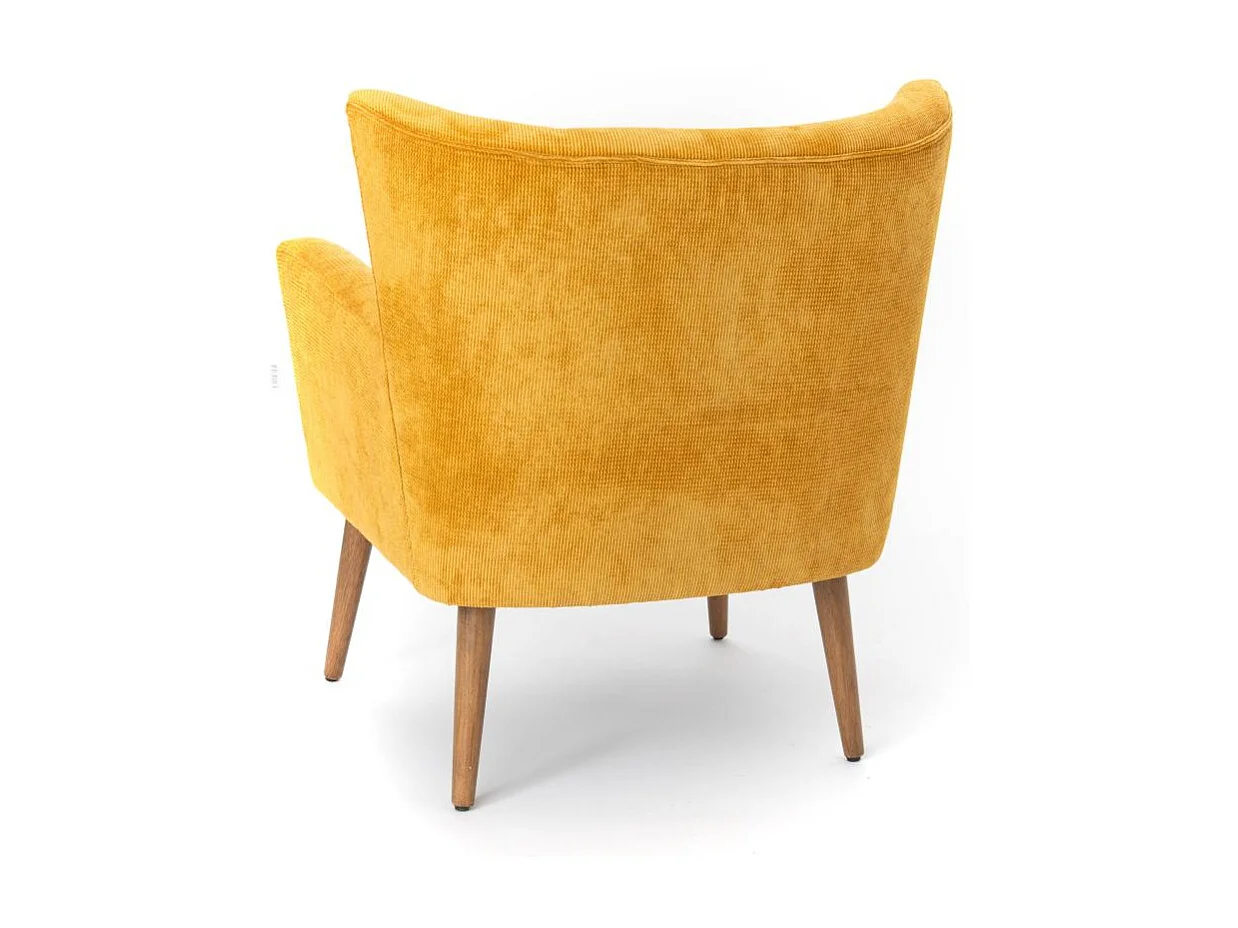Fauteuil Léon moutarde