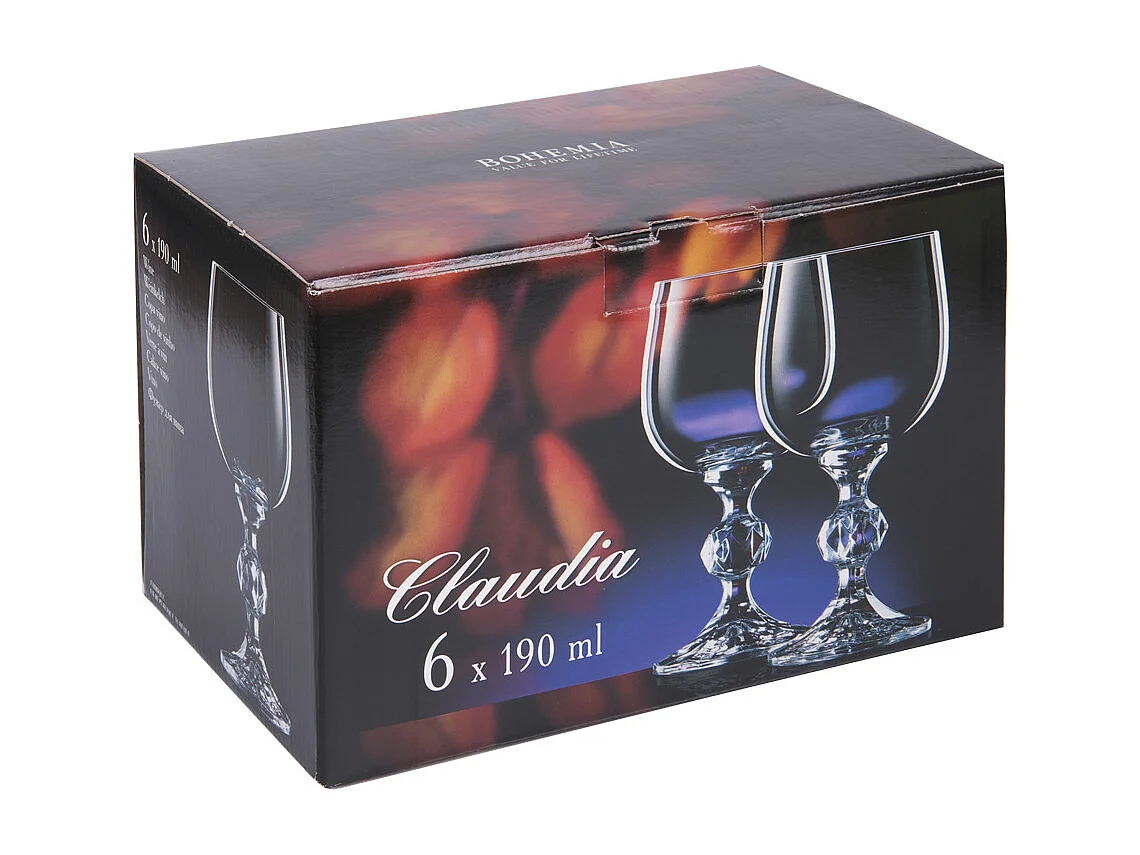 Verre à eau Claudia Panto 19 cl (lot de 6)