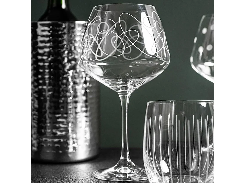 Coffret de 6 verres à pied dégustation Graphik 58 cl