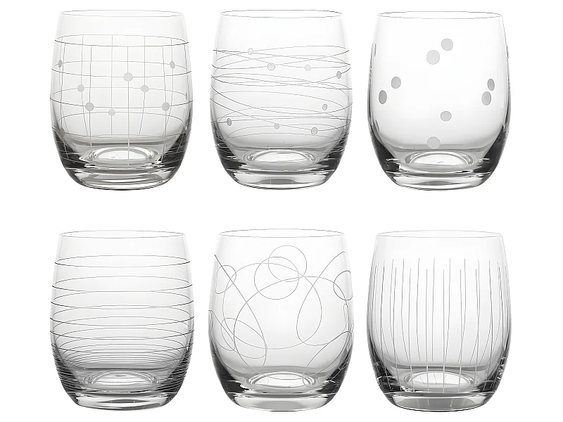 Coffret de 6 gobelets Graphik 30 cl