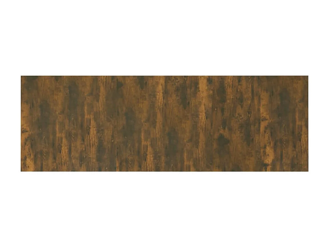 Wand Kopfteil für Bett | Bett-Kopfteil Räuchereiche 240x1,5x80 cm Holzwerkstoff -MN990255