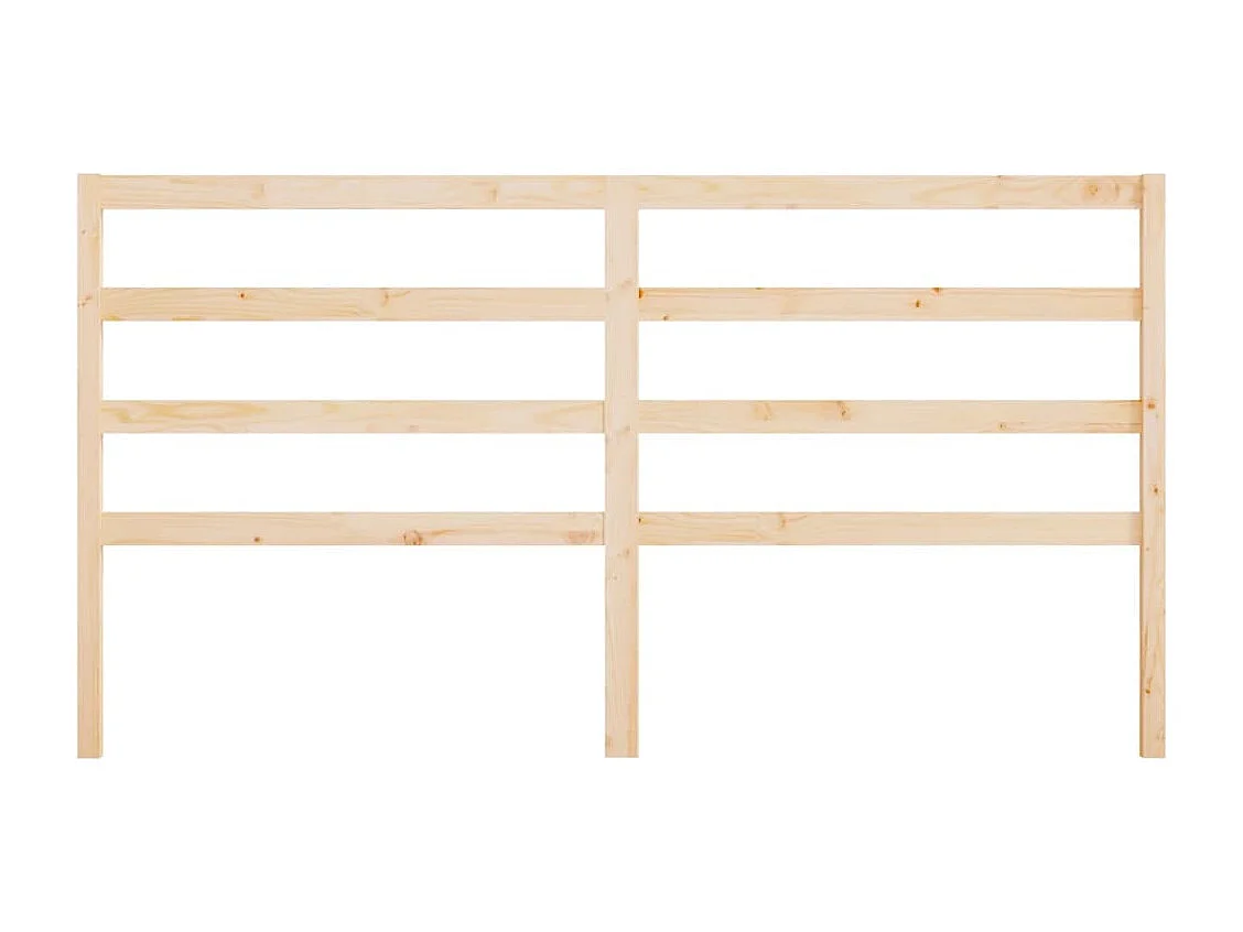 Kopfteil für Bett | Bett-Kopfteil 206x4x100 cm Massivholz Kiefer -MN703724