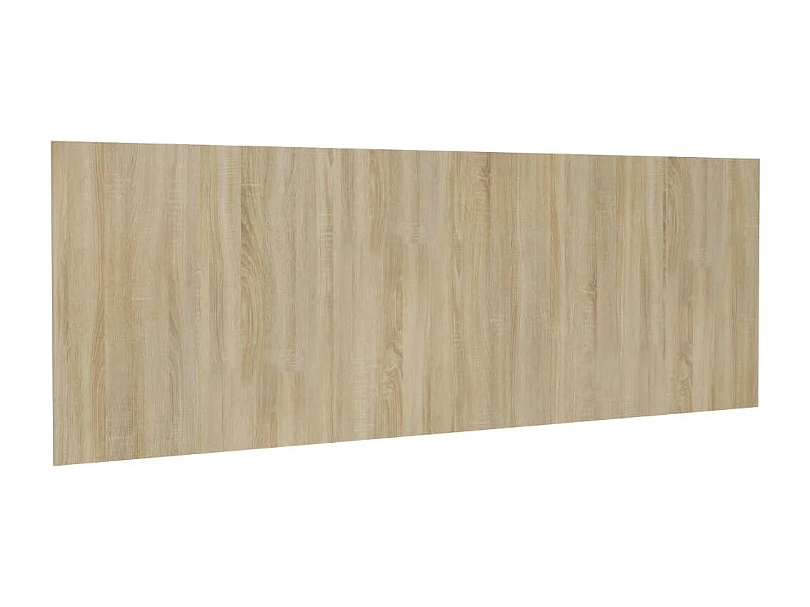 Wand-Kopfteil für Bett | Bett-Kopfteil Sonoma-Eiche 240x1,5x80 cm Holzwerkstoff -MN920816