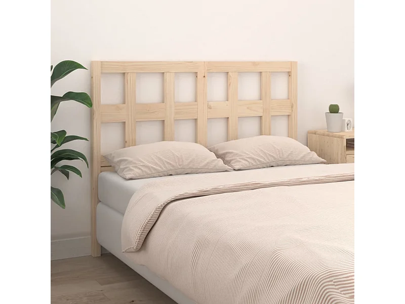 Kopfteil für Bett | Bett-Kopfteil 125,5x4x100 cm Massivholz Kiefer -MN802765