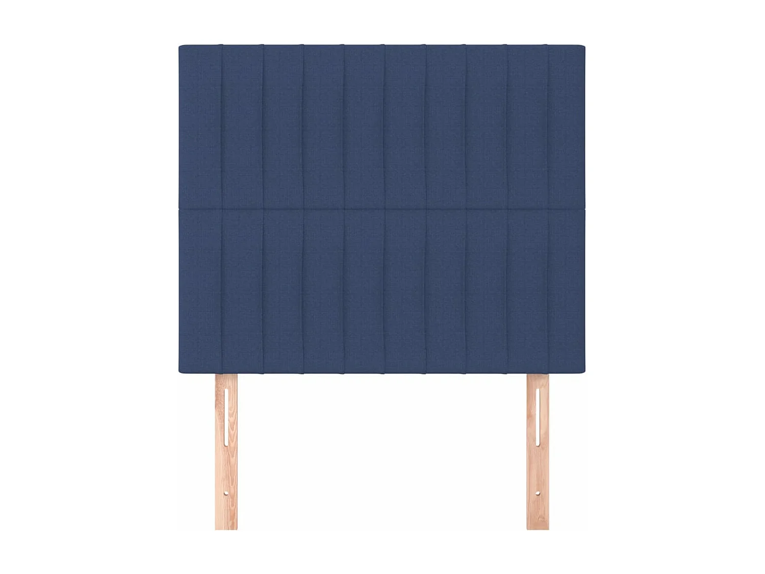 2er Kopfteil für Bett | Bett-Kopfteile Blau 100x5x78/88 cm Stoff -MN710073