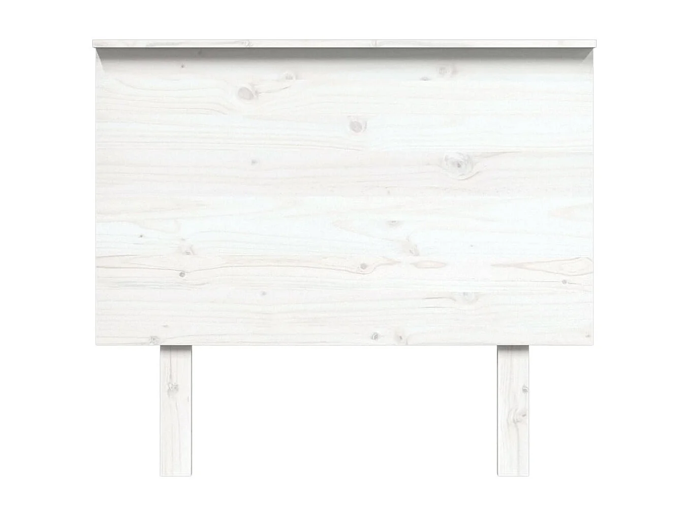 Kopfteil für Bett | Bett-Kopfteil Weiß 94x6x82,5 cm Massivholz Kiefer -MN605387