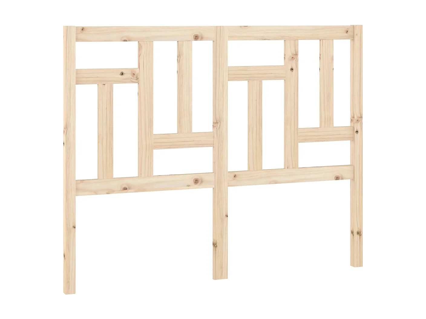 Kopfteil für Bett - Bett-Kopfteil 125,5x4x100 cm Massivholz Kiefer -MN344826