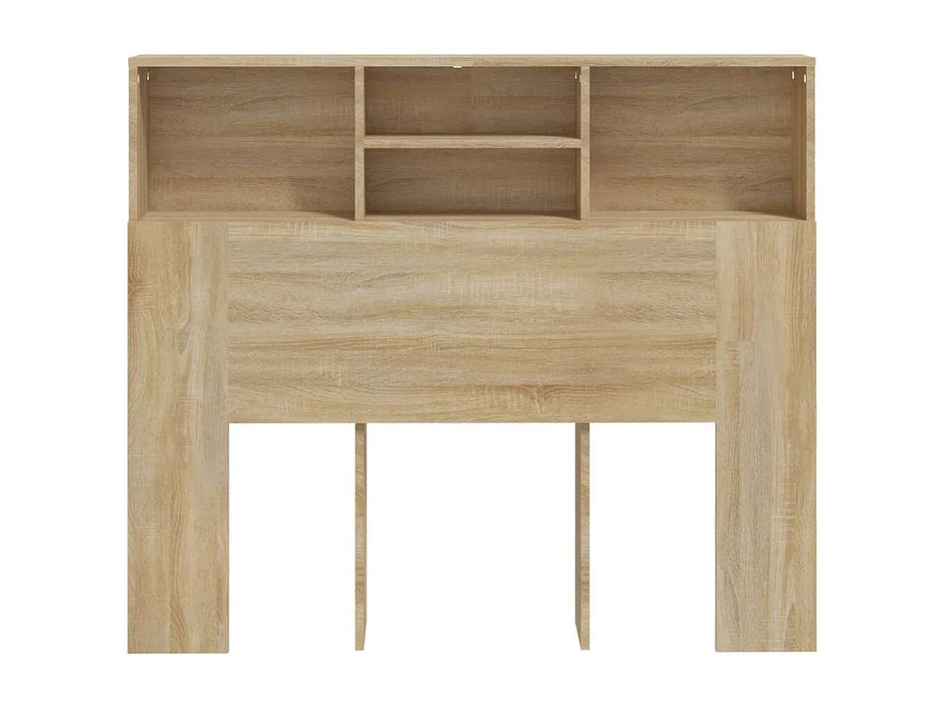 Kopfteil für Bett - Bett-Kopfteil mit Ablagen Sonoma-Eiche 120x19x103,5 cm -MN740518