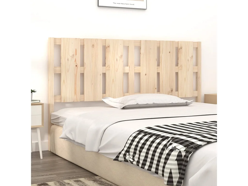 Kopfteil für Bett - Bett-Kopfteil 165,5x4x100 cm Massivholz Kiefer -MN884257