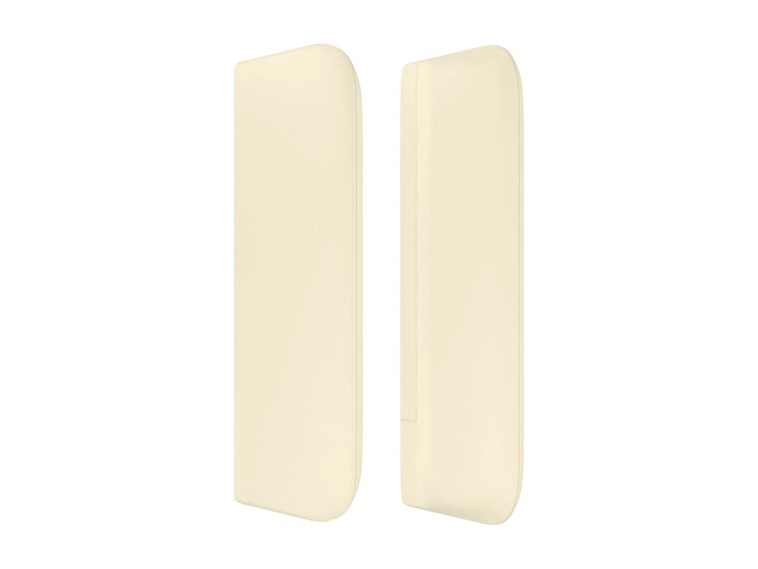 Kopfteil für Bett | Bett-Kopfteil mit Ohren Creme 83x16x78/88 cm Kunstleder -MN486739