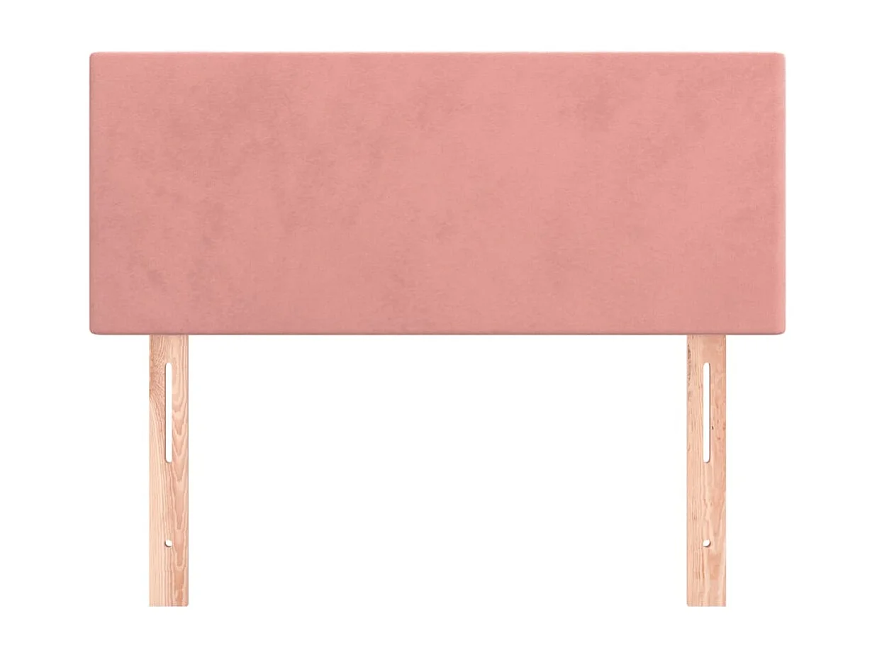 Kopfteil für Bett | Bett-Kopfteil Rosa 90x5x78/88 cm Samt -MN835611