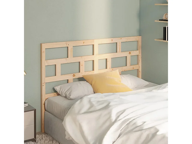 Kopfteil für Bett | Bett-Kopfteil 141x4x100 cm Massivholz Kiefer -MN624651