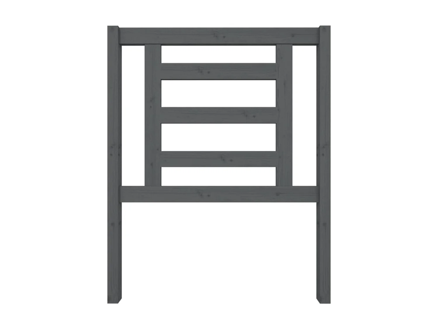 Kopfteil für Bett | Bett-Kopfteil Grau 81x4x100 cm Massivholz Kiefer -MN866216